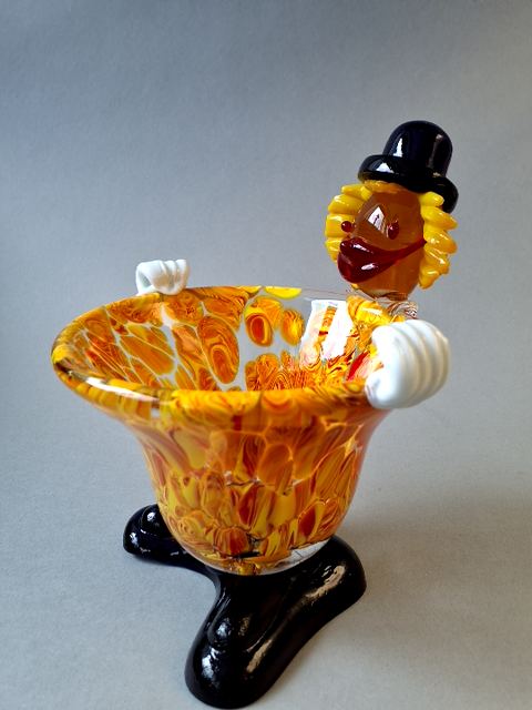 Murano glas, klovneskål